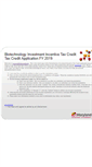 Mobile Screenshot of mdbiotaxcredit.org